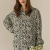Zebra Geometric Shirt<Enteliér Best Sale