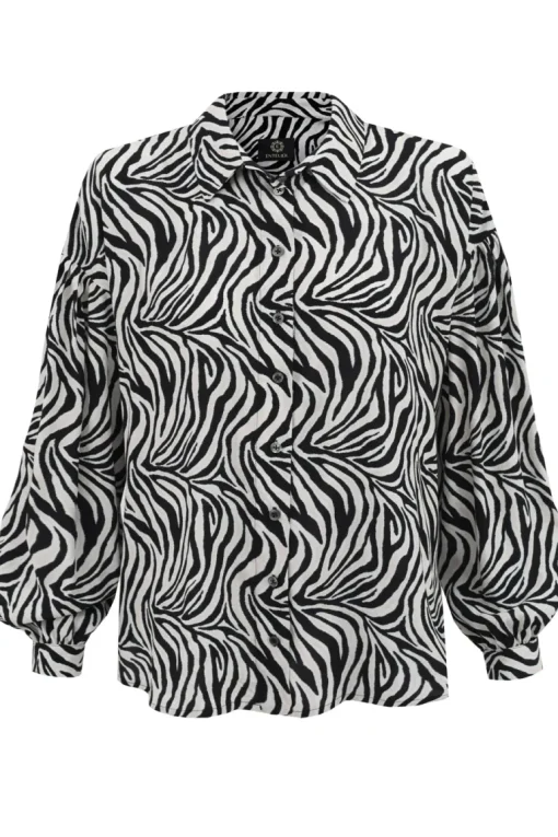 Zebra Geometric Shirt<Enteliér Best Sale