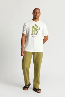 Ziggy Organic Cotton Trousers Khaki Green<KOMODO Hot