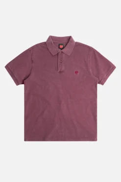 Zinfandel Pigmenttivärjätty Poolopaita Punainen<Trendsplant Cheap