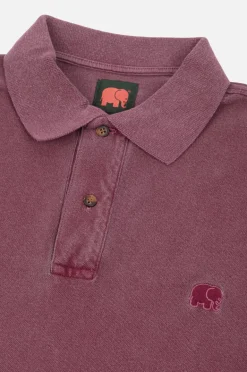 Zinfandel Pigmenttivärjätty Poolopaita Punainen<Trendsplant Cheap
