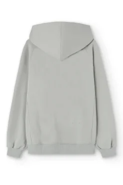 Zipper Essential Hoodie Grey<NWHR Clothing Clearance