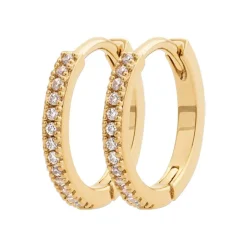Zirconia Korvarenkaat Kulta<JOIA Shop