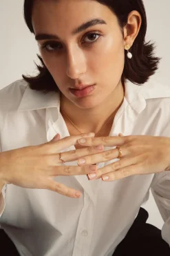 Zirconia Risti Sormus Kulta<JOIA Best