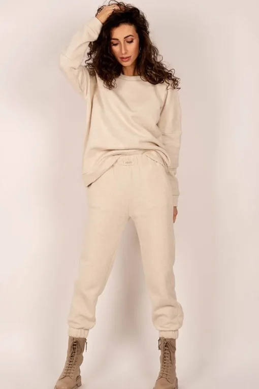 Zuri Collegehousut Beige<ANGELL Best